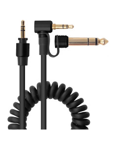 Cable de audio macho a macho 3.5mm Saipomor con adaptador 6.5mm