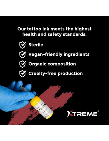 Tinta de Tatuaje Xtreme 14.79 ml Blanco Cubriente Vegana