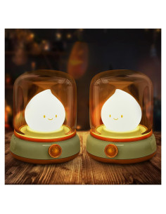 Luz Nocturna Fantasma Deogos 2 Pack Regulable Verde