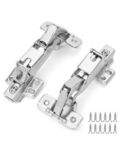 Bisagras ocultas de 165 HanOrson - 1 par de acero inoxidable