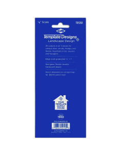 Plantilla de Diseño de Paisaje ALVIN TD5361 3.175 mm 2