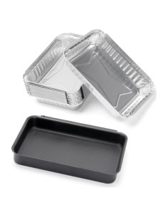 Bandeja de Captura QuliMetal 93305 para Parrillas Weber 21.8 cm