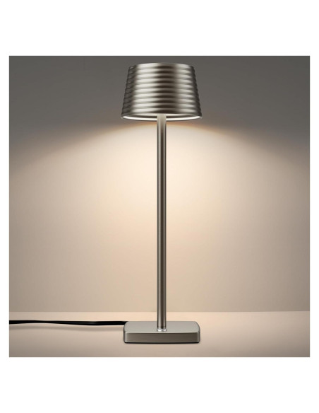 Lámpara de Mesa LED YHT S816B Cromo Regulable 2 Brillos