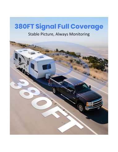 Cámara de Respaldo Inalámbrica Solar AUTO-VOX 5" 1080P