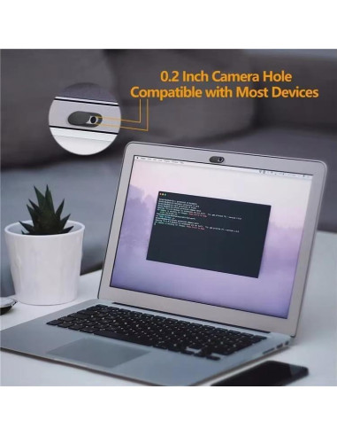 Cubierta de Webcam Genérico Ultra Fina - Paquete de 6 Unidades