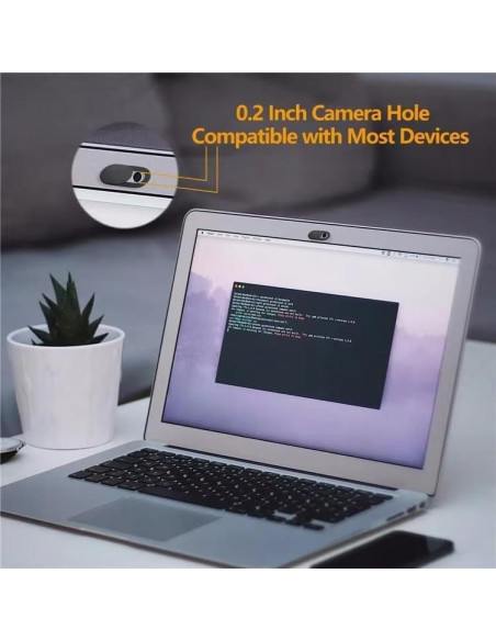 Cubierta de Webcam Genérico Ultra Fina - Paquete de 6 Unidades