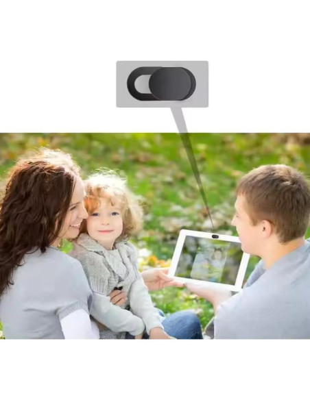 Cubierta de Webcam Genérico Ultra Fina - Paquete de 6 Unidades