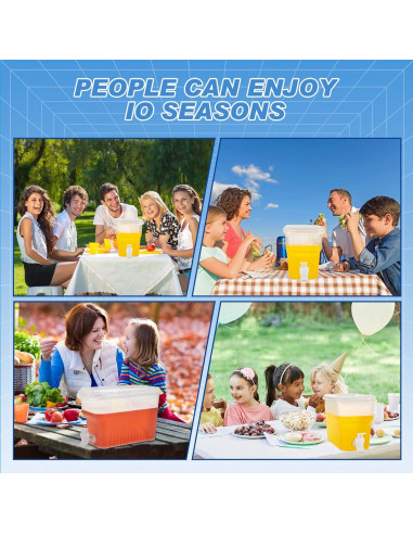 Dispensador de Bebidas Hoolerry 2 Pcs 3L con Grifo