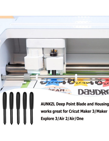10 Cuchillas de Corte Profundo AUNKZL para Explore y Maker