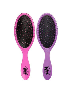 Cepillo Desenredante Wet Brush Original Paquete de 2 Rosa/Púrpura