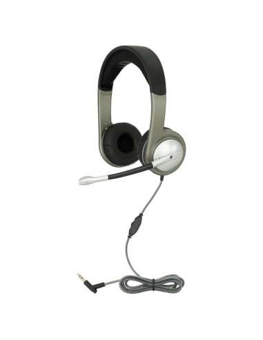 Auriculares Multimedia Deluxe Egghead 3.5mm con Micrófono Flexible