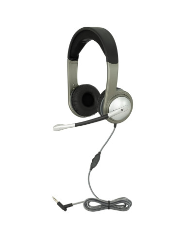 Auriculares Multimedia Deluxe Egghead 3.5mm con Micrófono Flexible