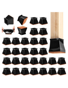 Protectores de Piso para Patas de Sillas CHUNZEXI 32 Pcs Silicona