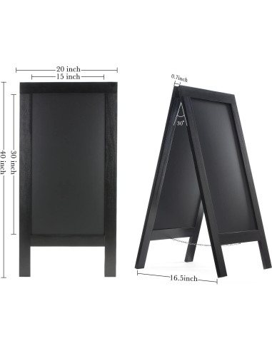 Tablero de Sandwich DAHAPYBOO 50.8x101.6 cm Madera Negra