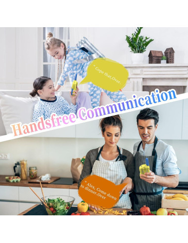 Walkie Talkies para Niños FOREDOM J388C Azul 2 Paquete 3.22 km