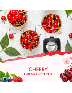 Ambientadores de Aire para Coche CLESH Cereza, Paquete de 6 2