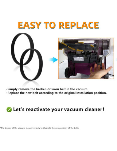 Correas de Reemplazo Hoover WindTunnel 562932001 - Paquete de 2