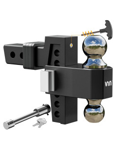 Enganche Ajustable Doble Bola VNN 6" para Receptor 2" 6803.89 kg