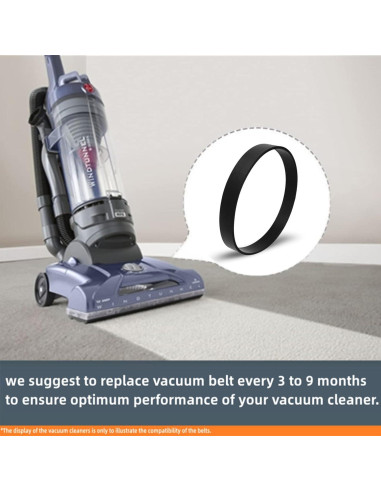 Correas de Reemplazo Hoover WindTunnel 562932001 - Paquete de 2