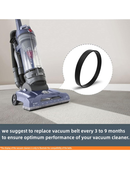 Correas de Reemplazo Hoover WindTunnel 562932001 - Paquete de 2 Correas de Reemplazo Hoover WindTunnel 562932001 - Paquete de 2