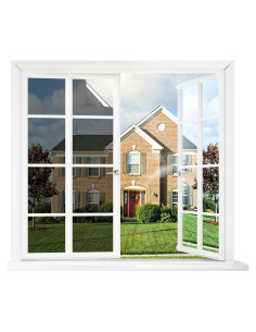 Película de Ventana Rabbitgoo 44.5x198.1cm Privacidad UV