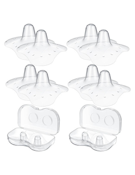 Protector de Pezón de Silicona Nuanchu 20 mm - 8 Pcs