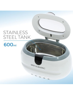Limpiador Ultrasónico 600 ml Sper Scientific para Joyería 2