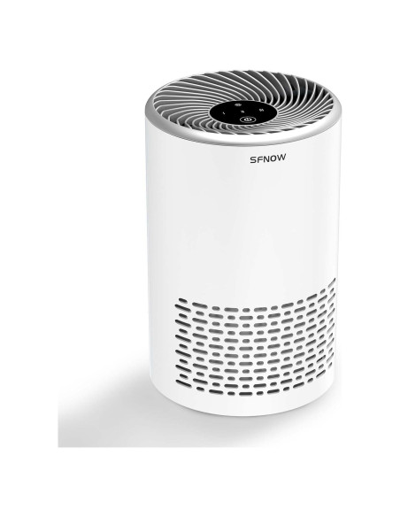 Purificador de Aire Portátil SAP200C - Blanco, 20 m, Silencioso