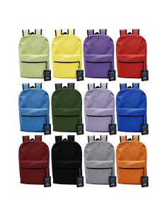 Paquete de 12 mochilas Winterlace 43.2 cm ligeras y duraderas