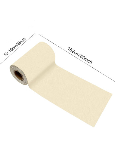 Cinta de Reparación de Cuero IVRYBRI 10.16x152.4 cm Beige