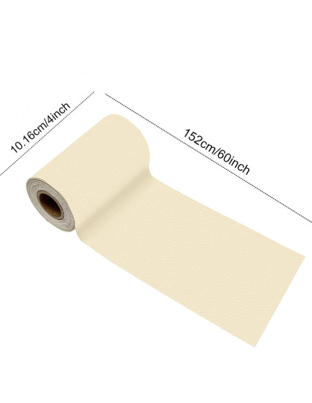 Cinta de Reparación de Cuero IVRYBRI 10.16x152.4 cm Beige