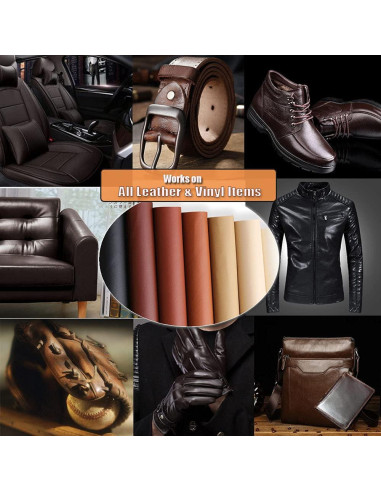 Cinta de Reparación de Cuero IVRYBRI 10.16x152.4 cm Beige