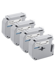 Cinta de Etiqueta Transparente BOYEEZON MK131 12mm Paquete de 4