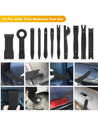 Juego de Herramientas de Extracción GOOACC 19 Piezas Nylon Negro