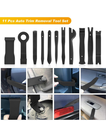 Juego de Herramientas de Extracción GOOACC 19 Piezas Nylon Negro