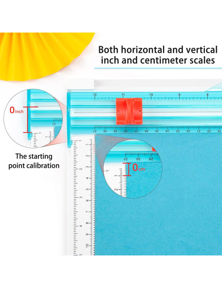 Cortadora de Papel Ecraft 30.48x30.48 cm con Tablero de Puntuación