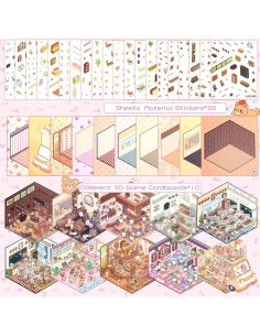 10 Sets de Stickers 3D Lestp para Alivio del Estrés 2