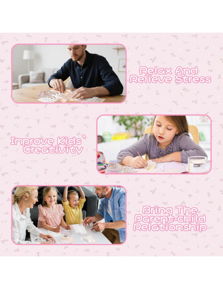 10 Sets de Stickers 3D Lestp para Alivio del Estrés