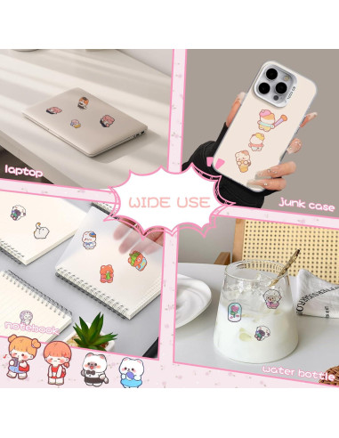 10 Sets de Stickers 3D Lestp para Alivio del Estrés