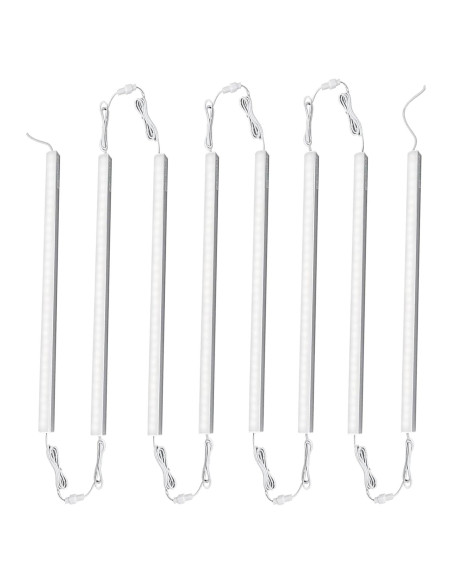 Iluminación LED bajo gabinete Cefrank 8 piezas 30.5 cm 16W 1600lm