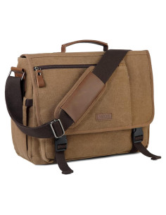 Bolsa Mensajera VASCHY para Laptop 15.6" Resistente al Agua