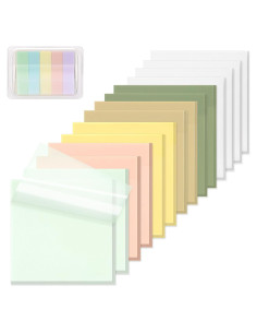 Notas Adhesivas Transparentes SYMDROMIA 7.62cm 800 Hojas Bohemio