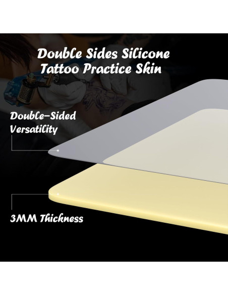 6 Piezas Pieles Falsas para Tatuar TAIDU 30.48x20.32 cm