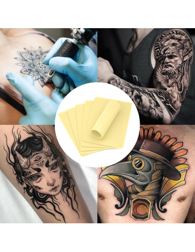 6 Piezas Pieles Falsas para Tatuar TAIDU 30.48x20.32 cm