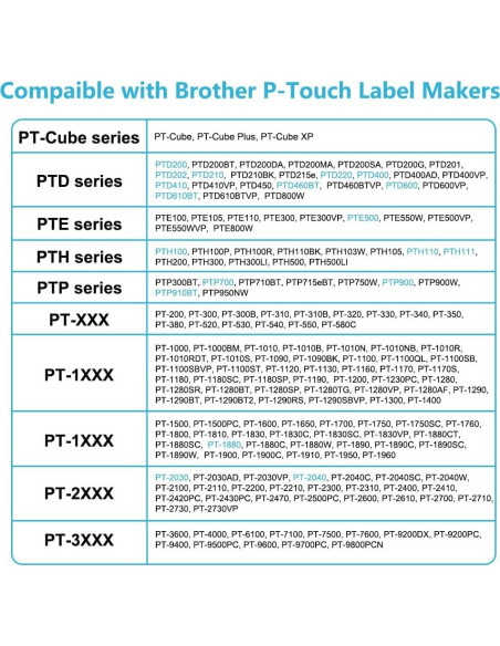 Cinta Laminada Hehua TZe-131 12mm Negra sobre Transparente - 3 Paquetes