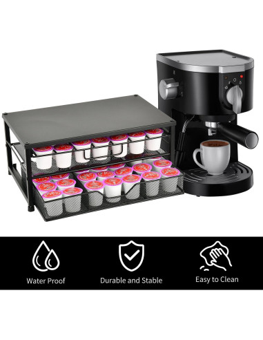 Organizador de K Cup Spacrea - Soporte para 80 cápsulas de café