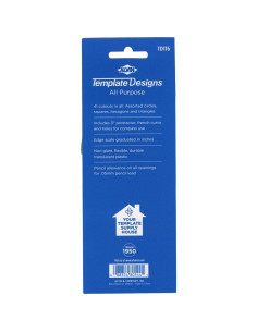 Plantilla de Dibujo ALVIN TD116 - Propósito General 20.83x7.62 cm 2