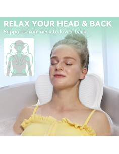 Almohada de Baño Bathland - Soporte Cuello y Espalda, 49x46cm 2