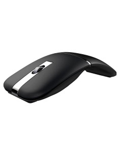 Ratón Inalámbrico Plegable Mikayoo Negro, Bluetooth 4.0, Clic Silencioso