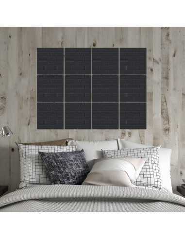 Paneles Acústicos Aislantes Tutmyrea 12 PCS 30x30cm Negro